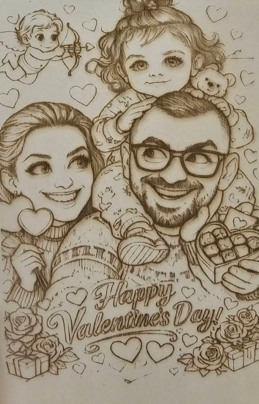 Гравирана картина по ваша сника